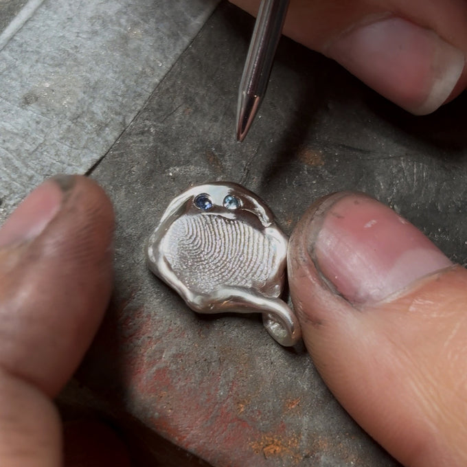 Impression™ Wave Pendant | Silver