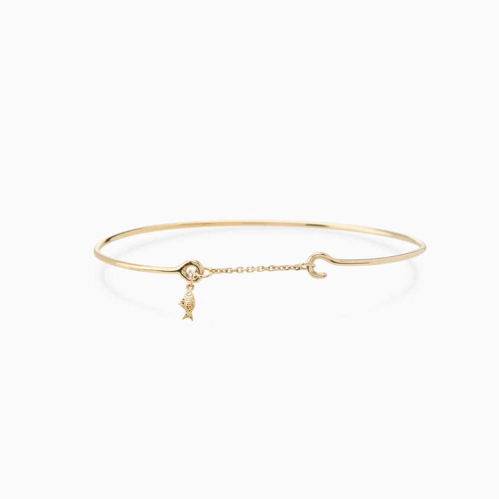 Pendant Weave Bracelet | Yellow Gold