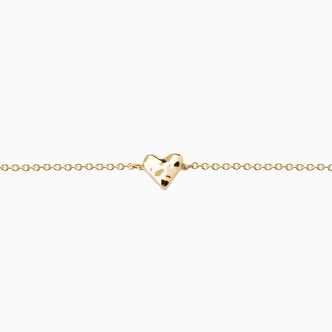 Organic Heart Bracelet | Yellow Gold - Available Now