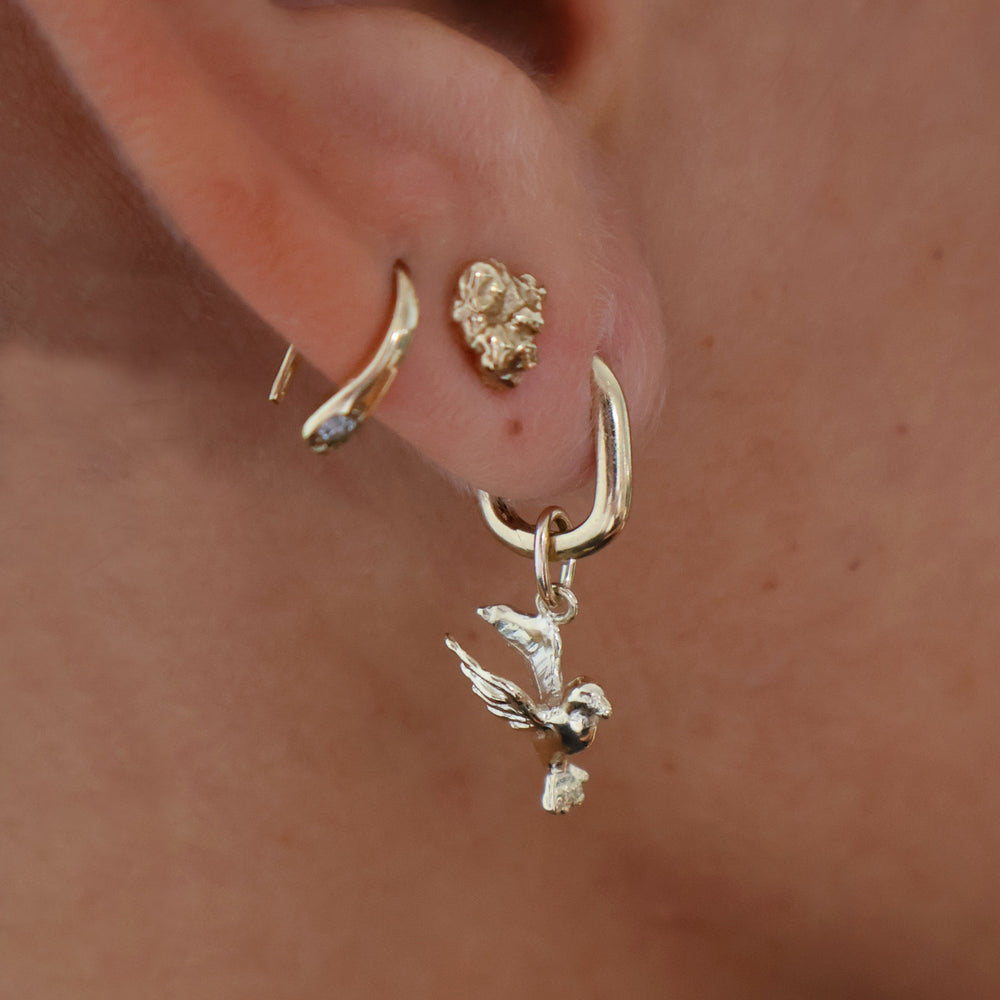 Bluebird Pendant | Yellow Gold