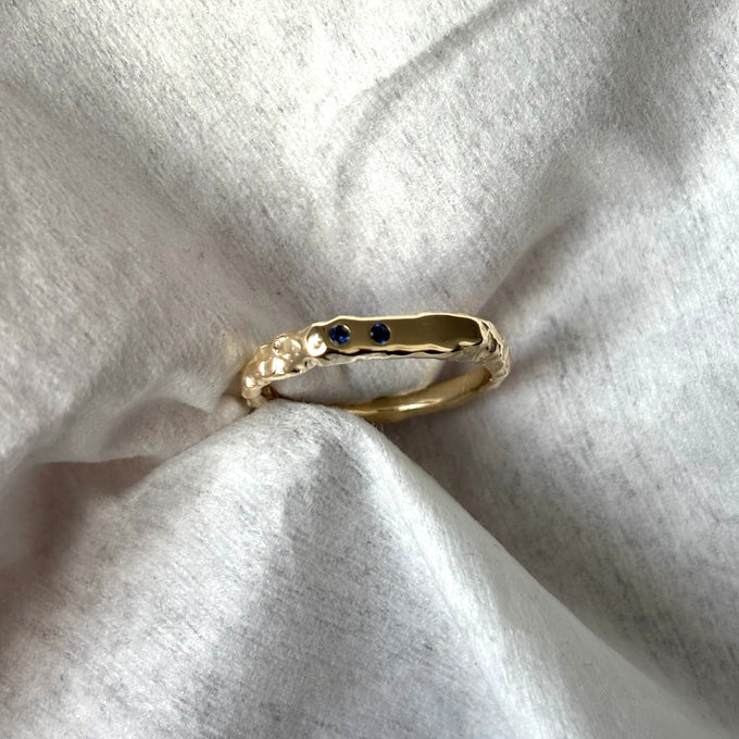 Custom Kindred Ring (Stones & Engraving) | Yellow Gold