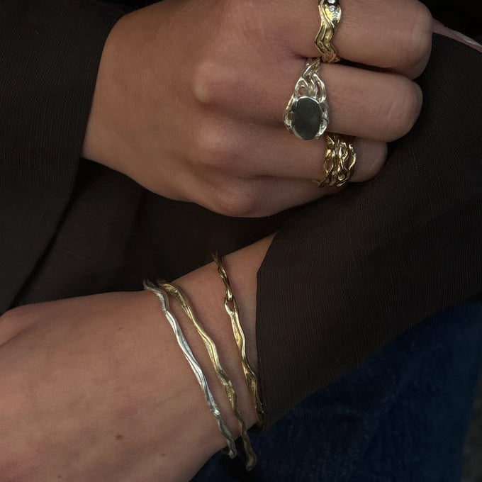 Sculpt Bracelet | Yellow Gold