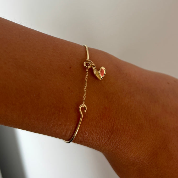 Pendant Weave Bracelet | Yellow Gold