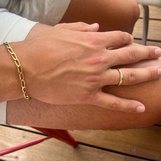 Organic Chunky Apex Ring | Solid Gold