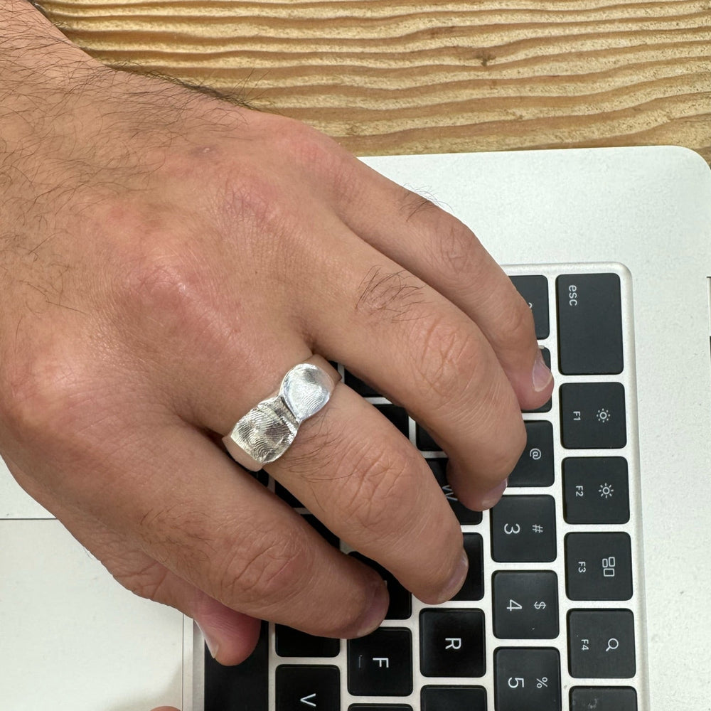 Impression™ Band Ring | Silver