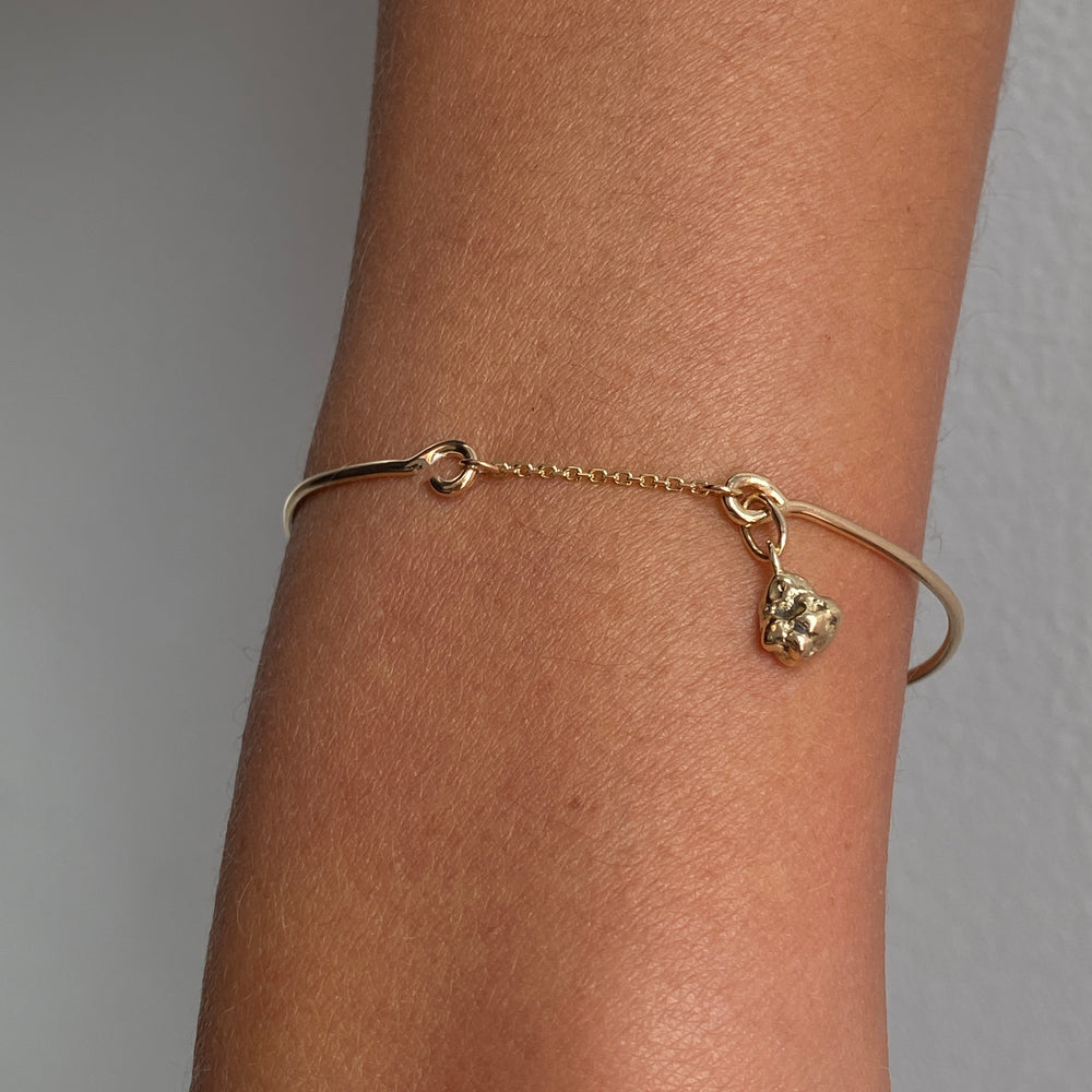 Pendant Weave Bracelet | Yellow Gold