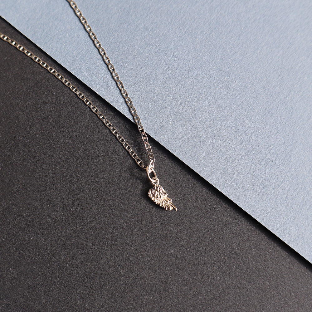 Angel Wing Charm | White Gold