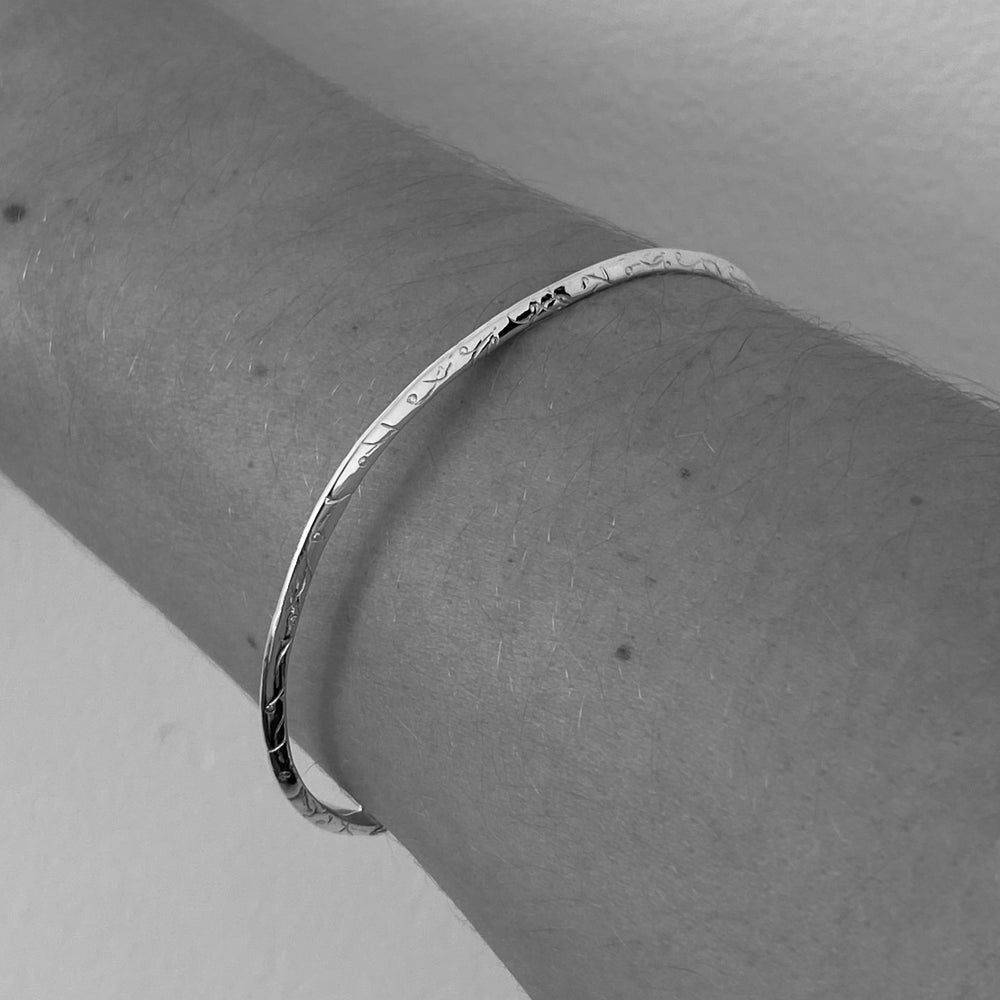Birthflower Cuff | Silver
