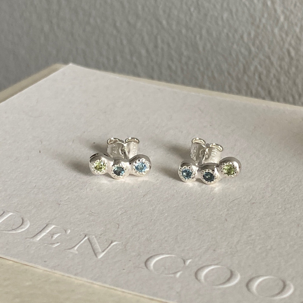 Collective Stone Stud | Silver