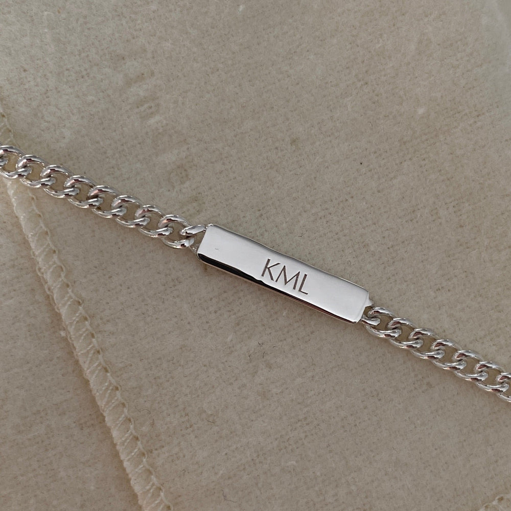 Anvil Tag Custom Bracelet | Silver