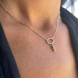 Delicate Hinge Link Necklace | Gold