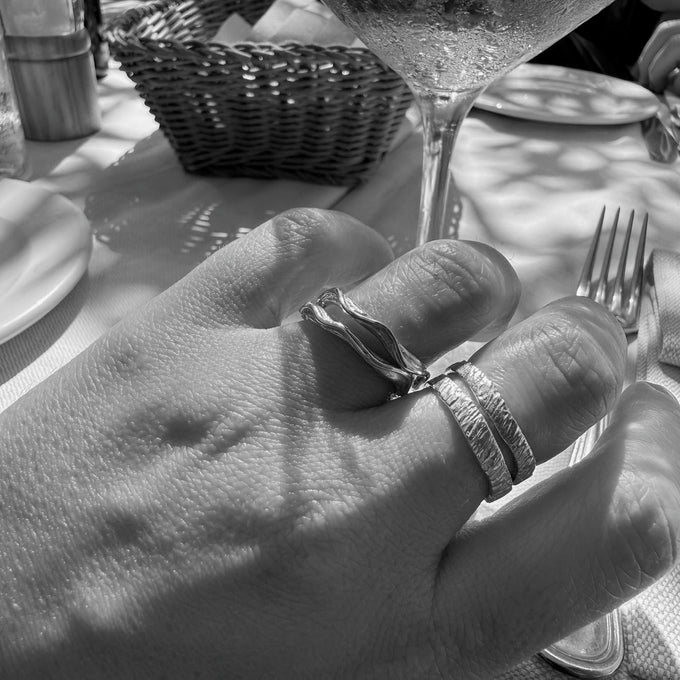 Delicate Sculpt Ring | Rose Gold