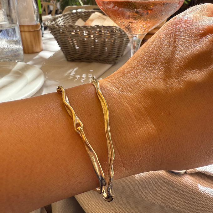Sculpt Bracelet | Yellow Gold