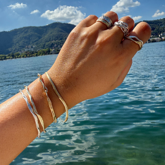 Sculpt Bracelet | Yellow Gold