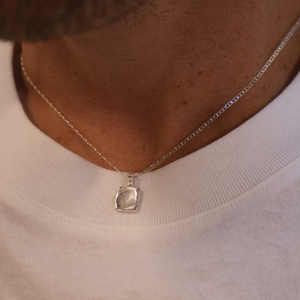 Impression™ Slate Pendant | Silver