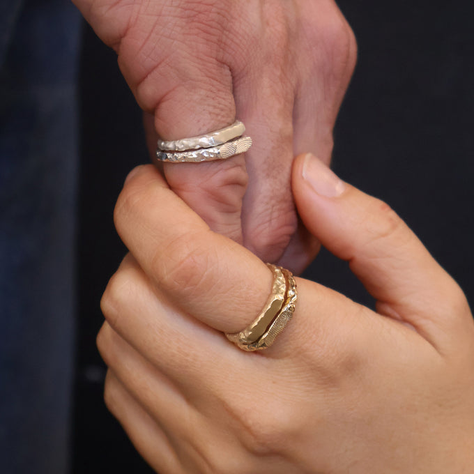 Engraved Kindred Ring | Yellow Gold