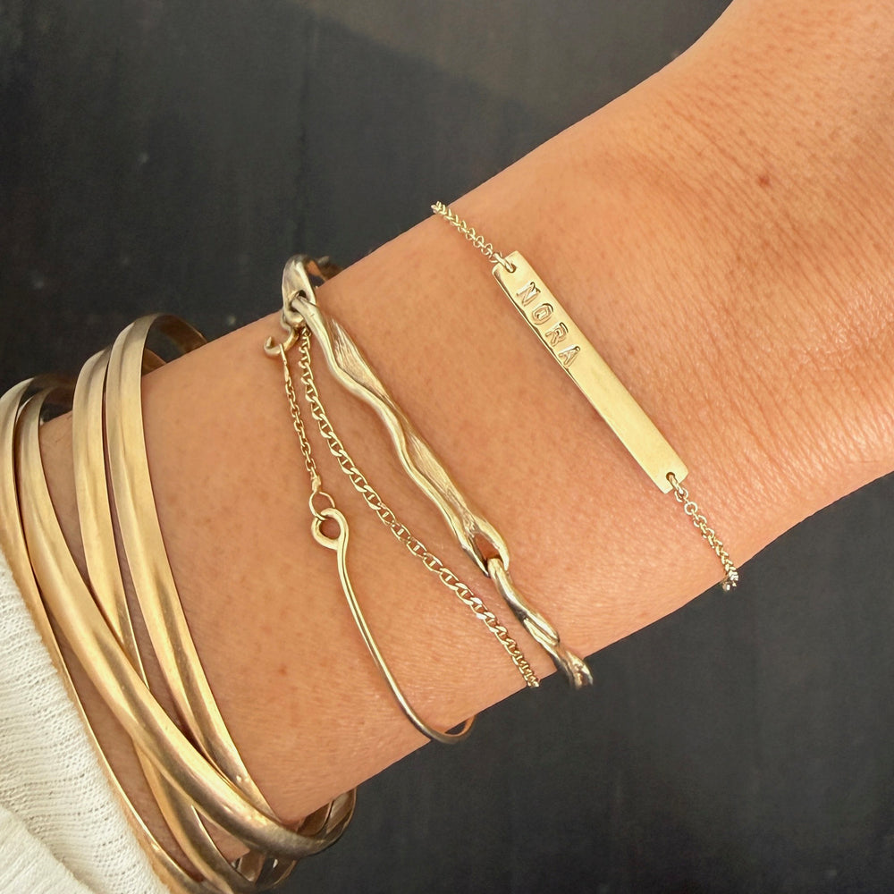 Sculpt Bracelet | Yellow Gold