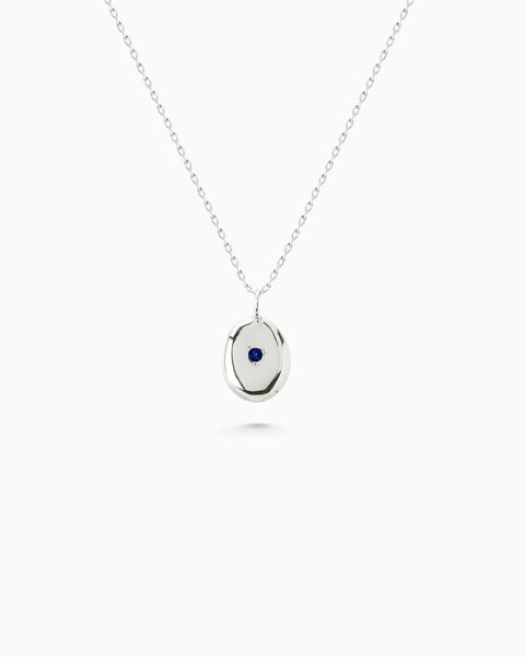 Ingot 2.0 Stone Pendant | Silver