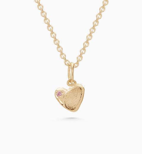 Impression™ Heart Pendant | Yellow Gold
