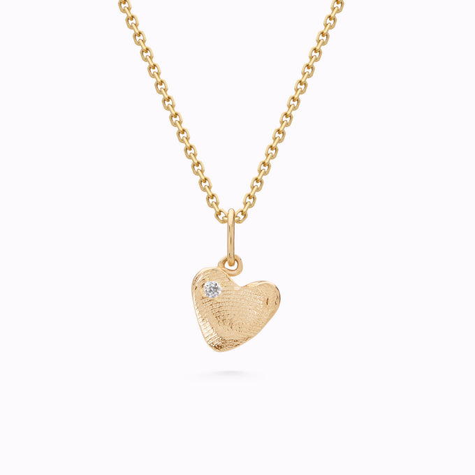 Impression™ Heart Pendant | Yellow Gold