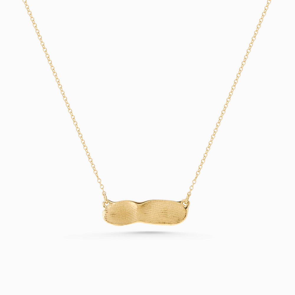 Impression Bar Necklace | Yellow Gold