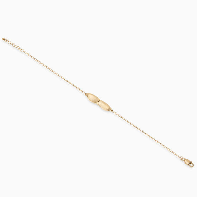 Impression Bar Bracelet | Yellow Gold