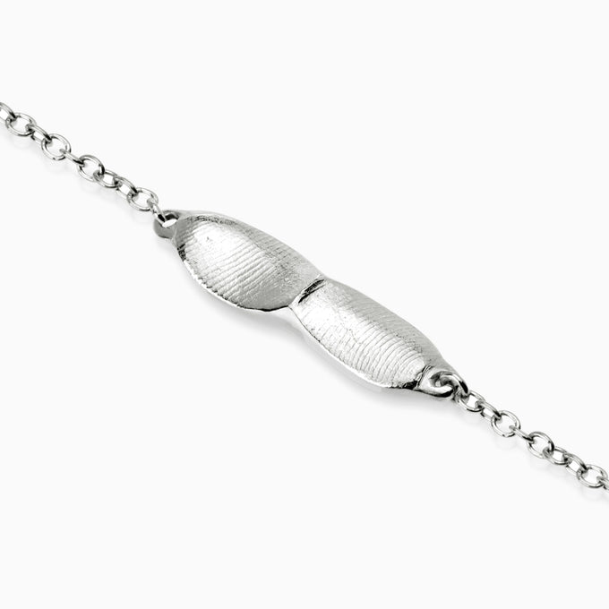 Impression™ Bar Bracelet | White Gold