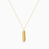 Impression Bar Necklace | Yellow Gold