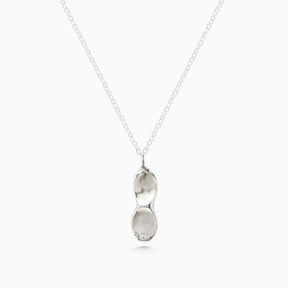 Impression Bar Necklace | Silver