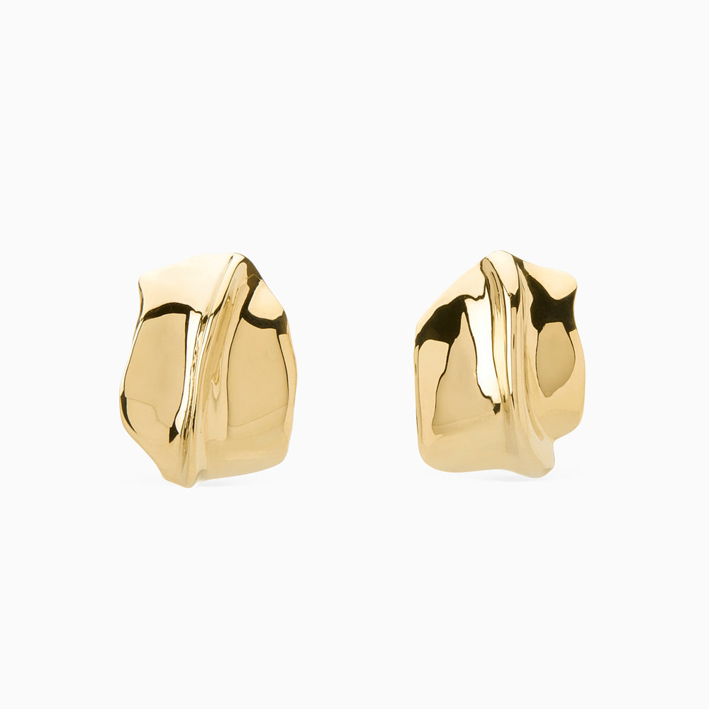 Flow Earrings | Gold