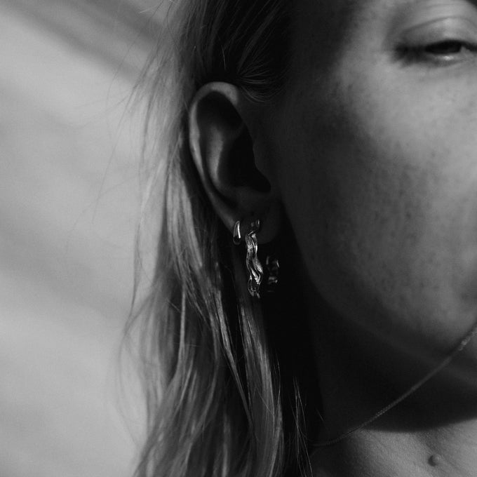 Sculpt Hoops | Rose Gold