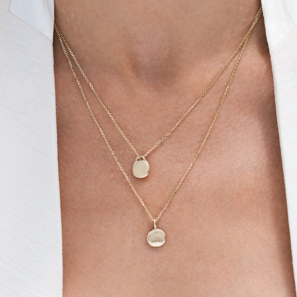 Round Pendant | Solid Gold