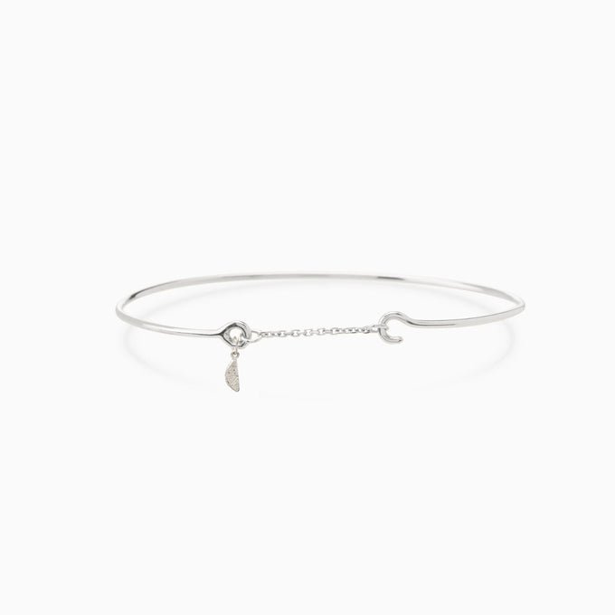Pendant Weave Bracelet | Silver