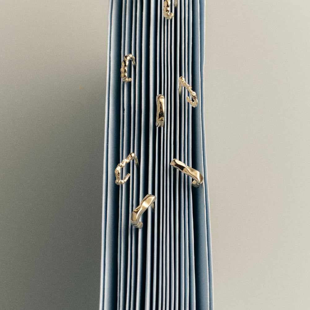 Sculpt Huggies | Yellow Gold