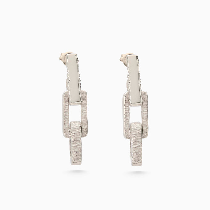 Mini Ember Earring | Silver