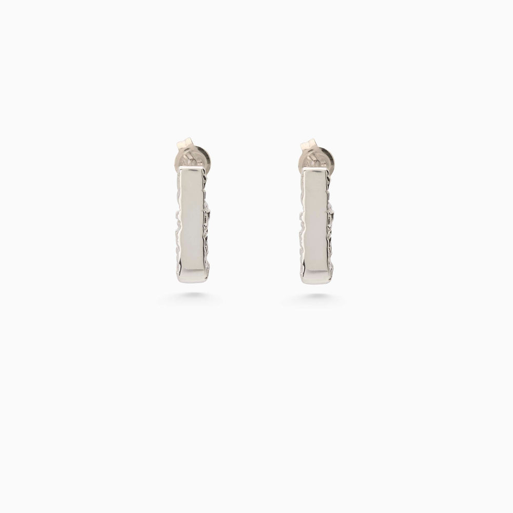 Mini Ember Earring | Silver