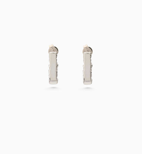 Mini Ember Earring | Silver