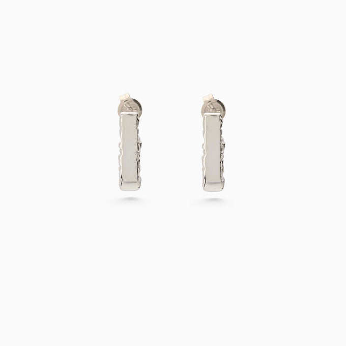 Mini Ember Earring | Silver