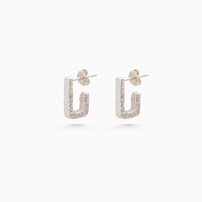 Mini Ember Earring | Silver