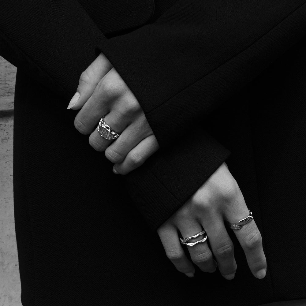 Delicate Sculpt Ring | Silver