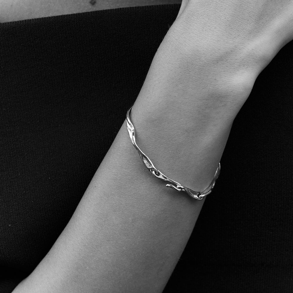 Sculpt Bracelet | Silver