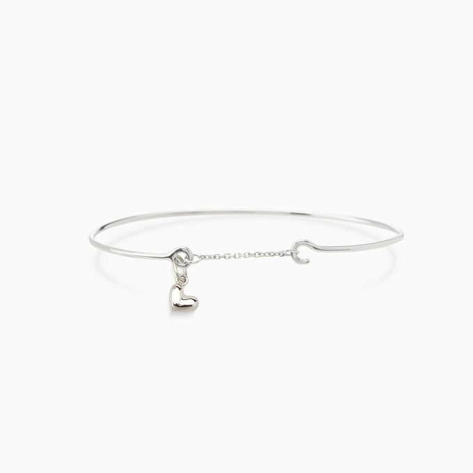 Pendant Weave Bracelet | Silver