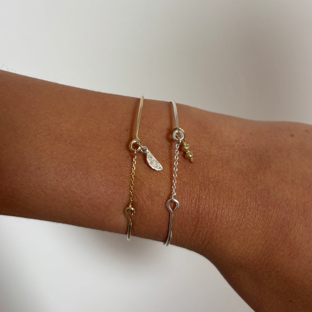Pendant Weave Bracelet | Silver