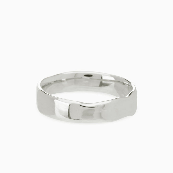 Signature Band Ring | Silver