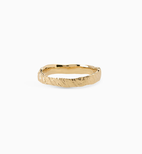 Narrow Ember Ring | Solid Yellow Gold