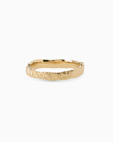 Narrow Ember Ring | Solid Yellow Gold