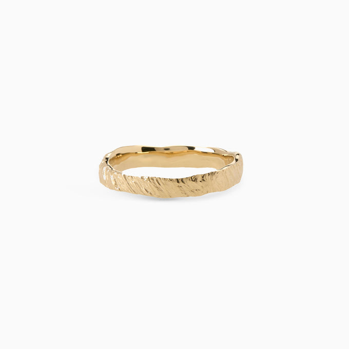 Narrow Ember Ring | Solid Yellow Gold
