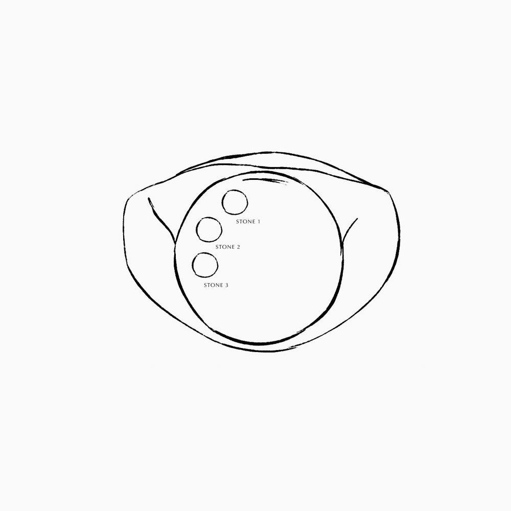 Signet Stone Ring | Yellow Gold