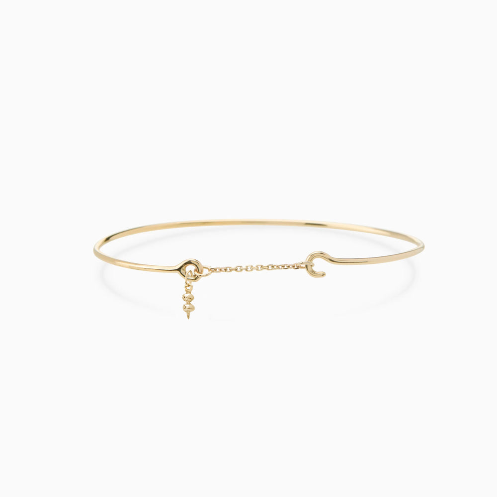 Pendant Weave Bracelet | Yellow Gold