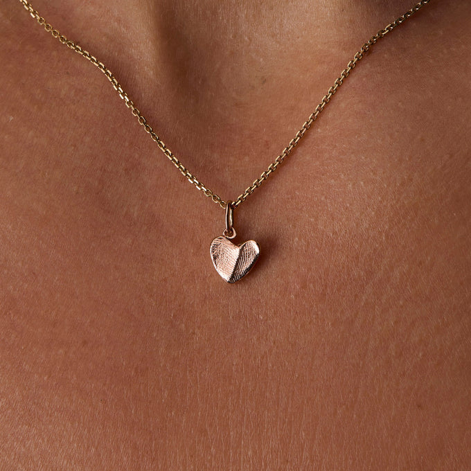 Impression™ Heart Pendant | Rose Gold
